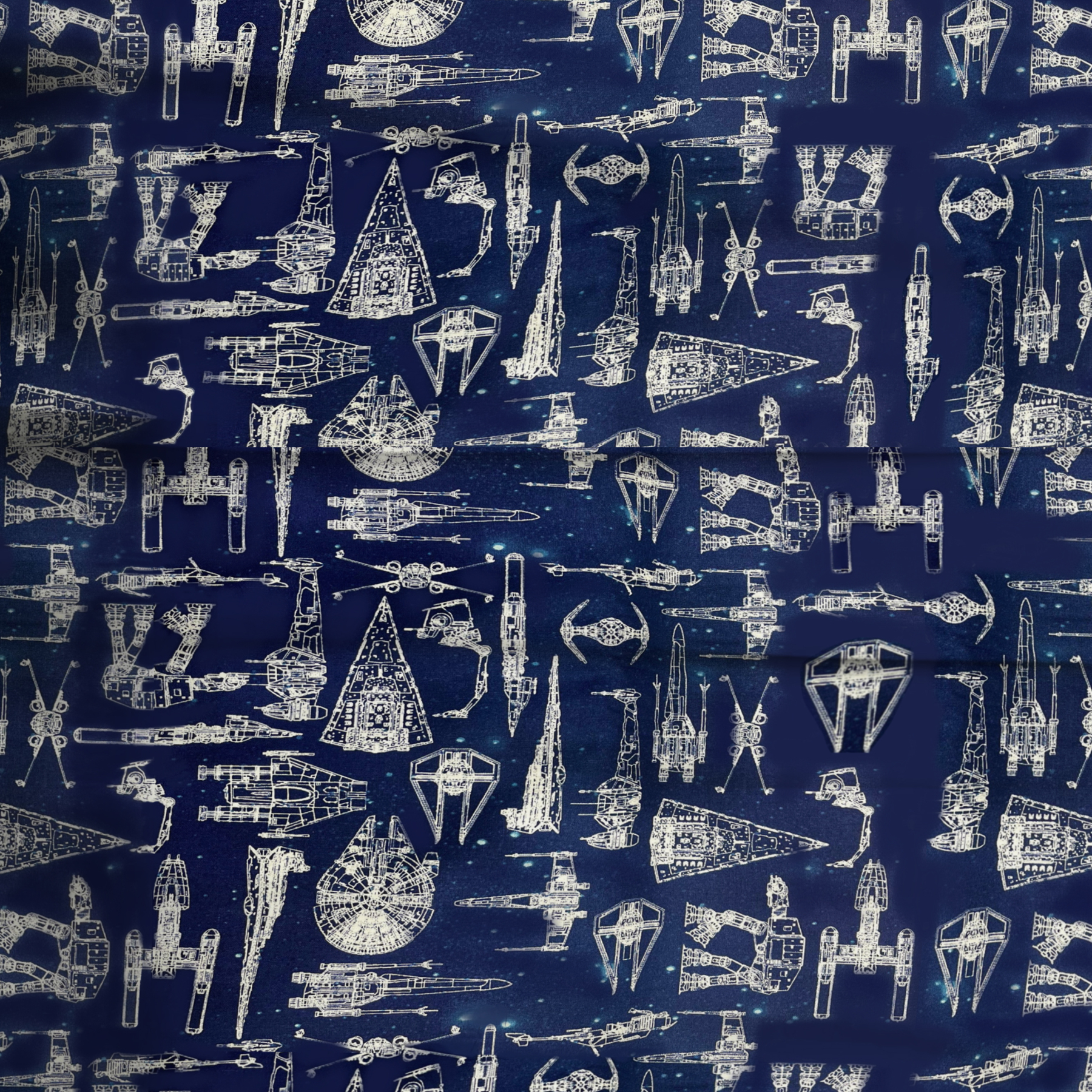 SW Ships Schematics Two-Piece Pajama Set For Kids