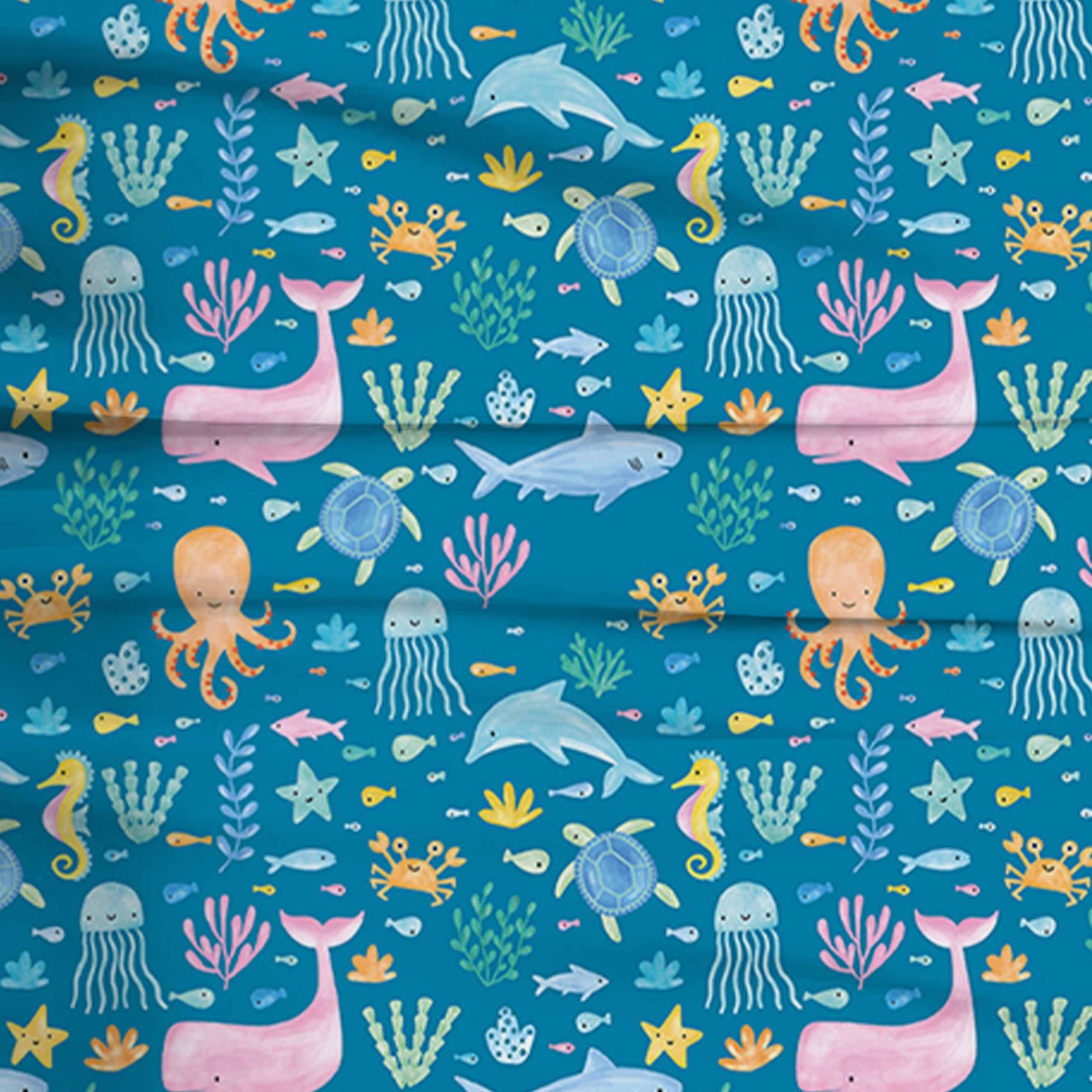 Under The Sea Two-Piece Pajama Set For Kids