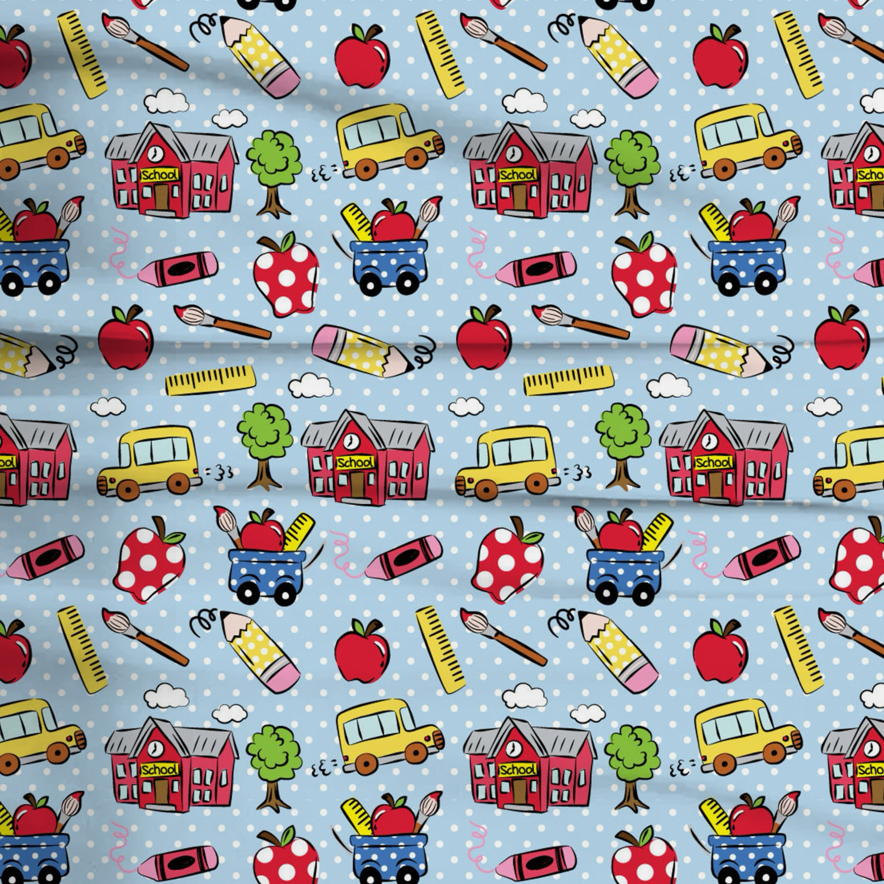 Back To School Two-Piece Pajama Set For Kids