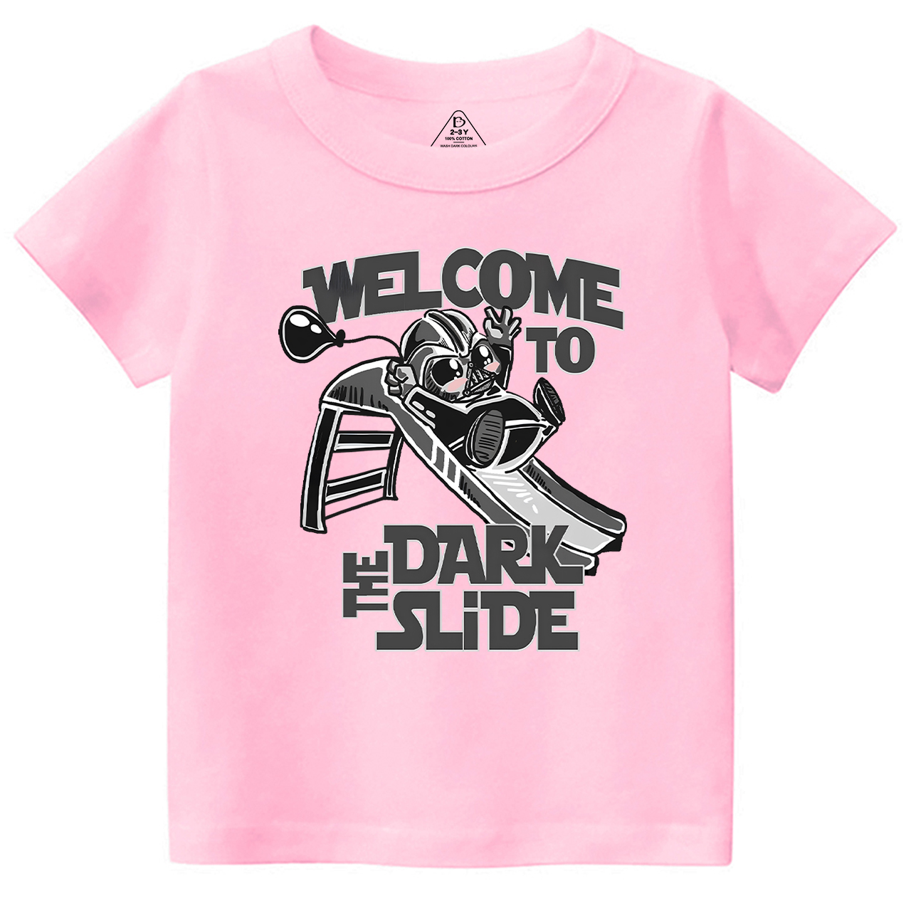 Welcome To The Dark Slide Toddler&Kid's Tees Beepumpkin