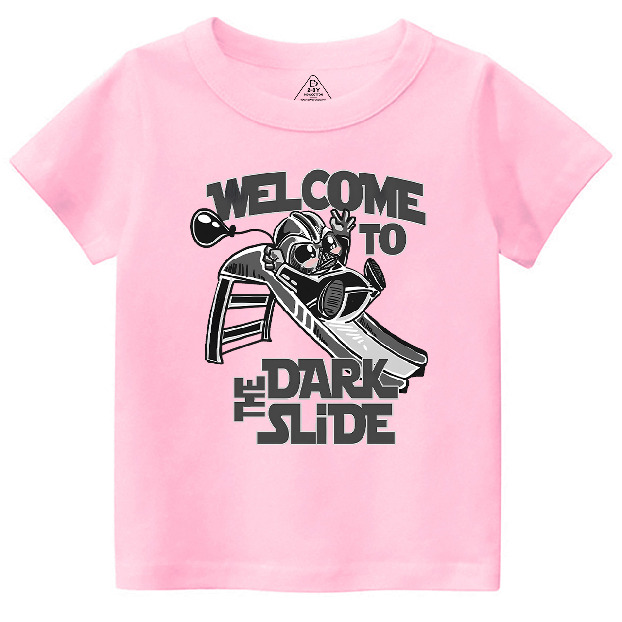 Welcome To The Dark Slide Toddler&Kid's Tees Beepumpkin