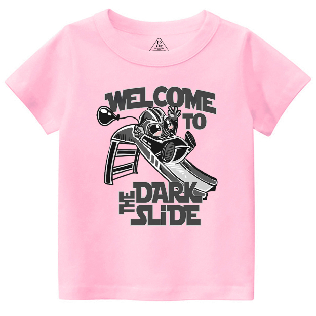 Welcome To The Dark Slide Toddler&Kid's Tees Beepumpkin