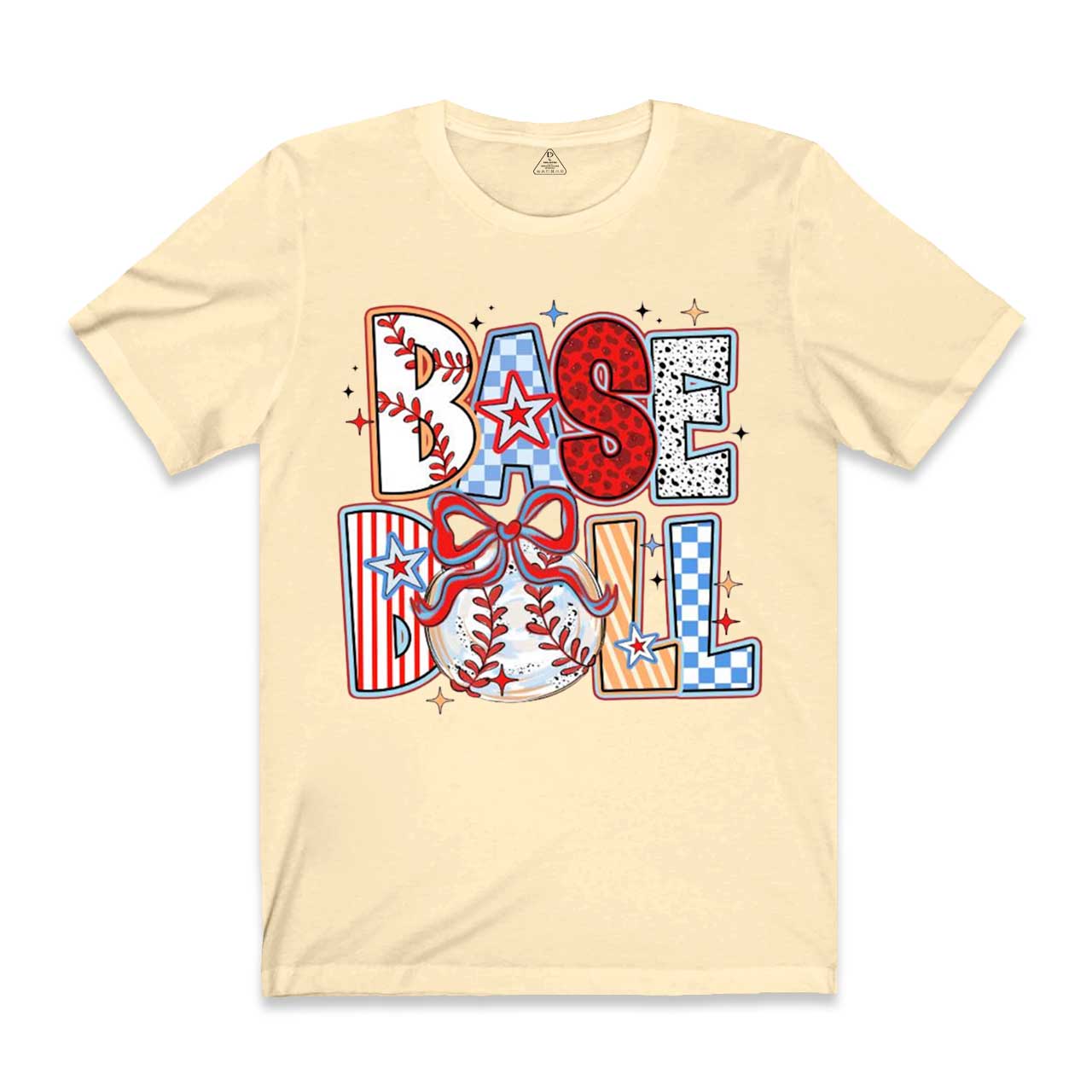 Brushstroke Baseball Mama T-Shirts