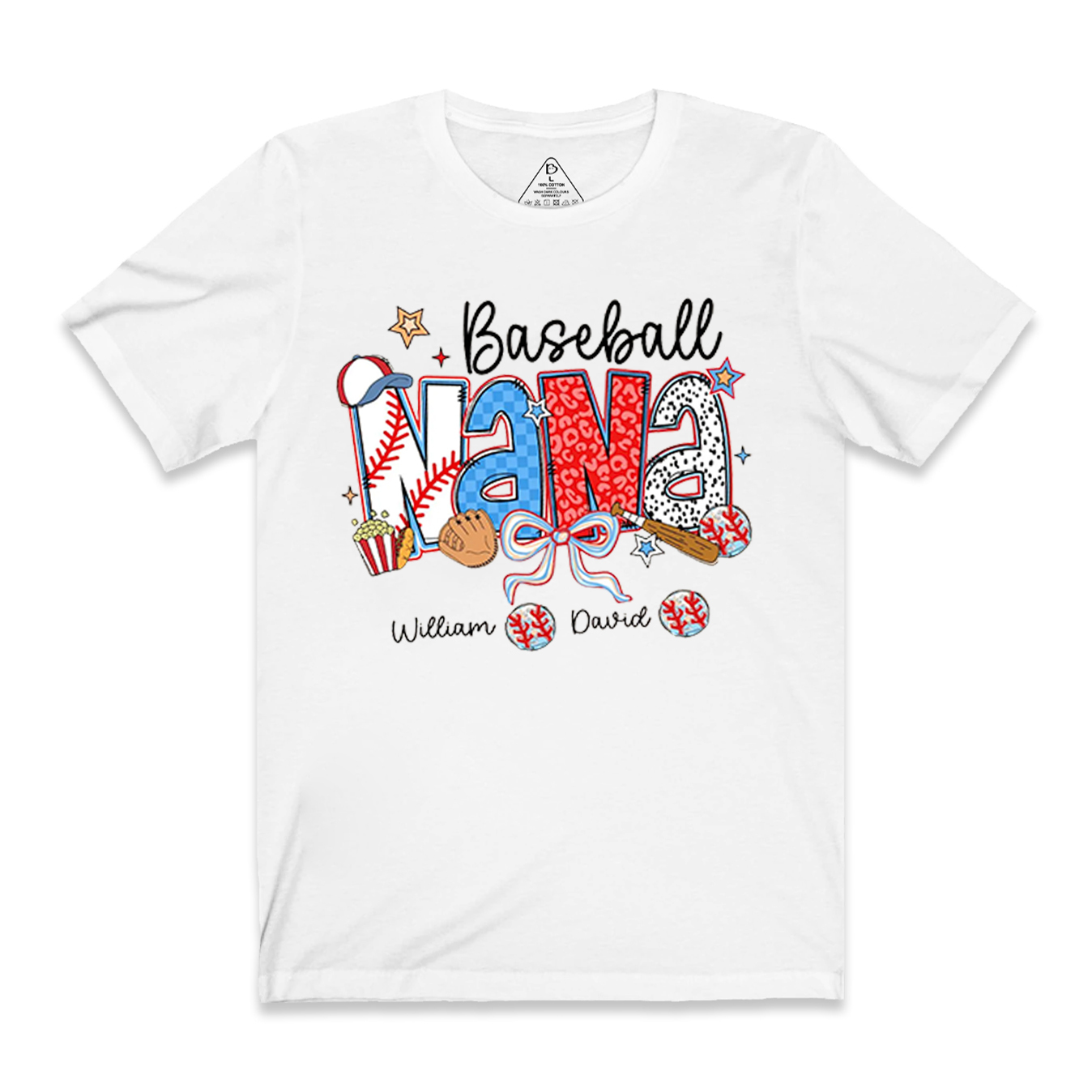 Personalized Baseball Coquette Bow Mama T-Shirts