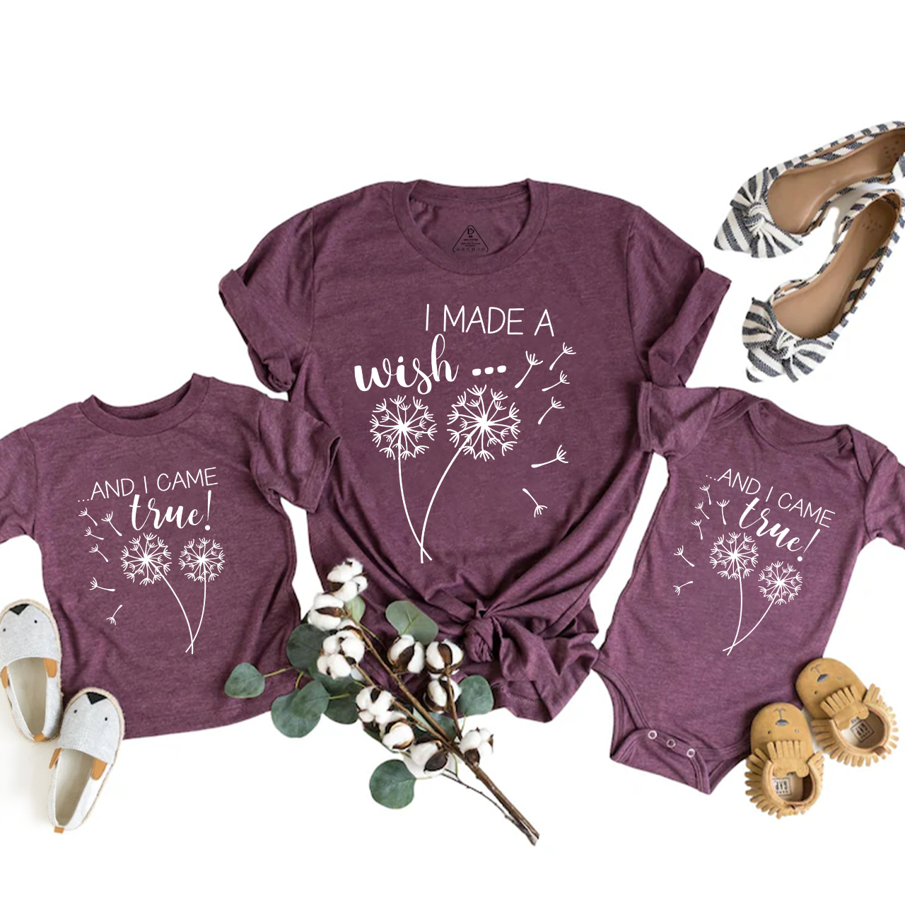 And I Came True Matching T-Shirt For Mom&Me