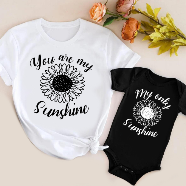 You Are My Sunshine Mom&Me Matching Tees