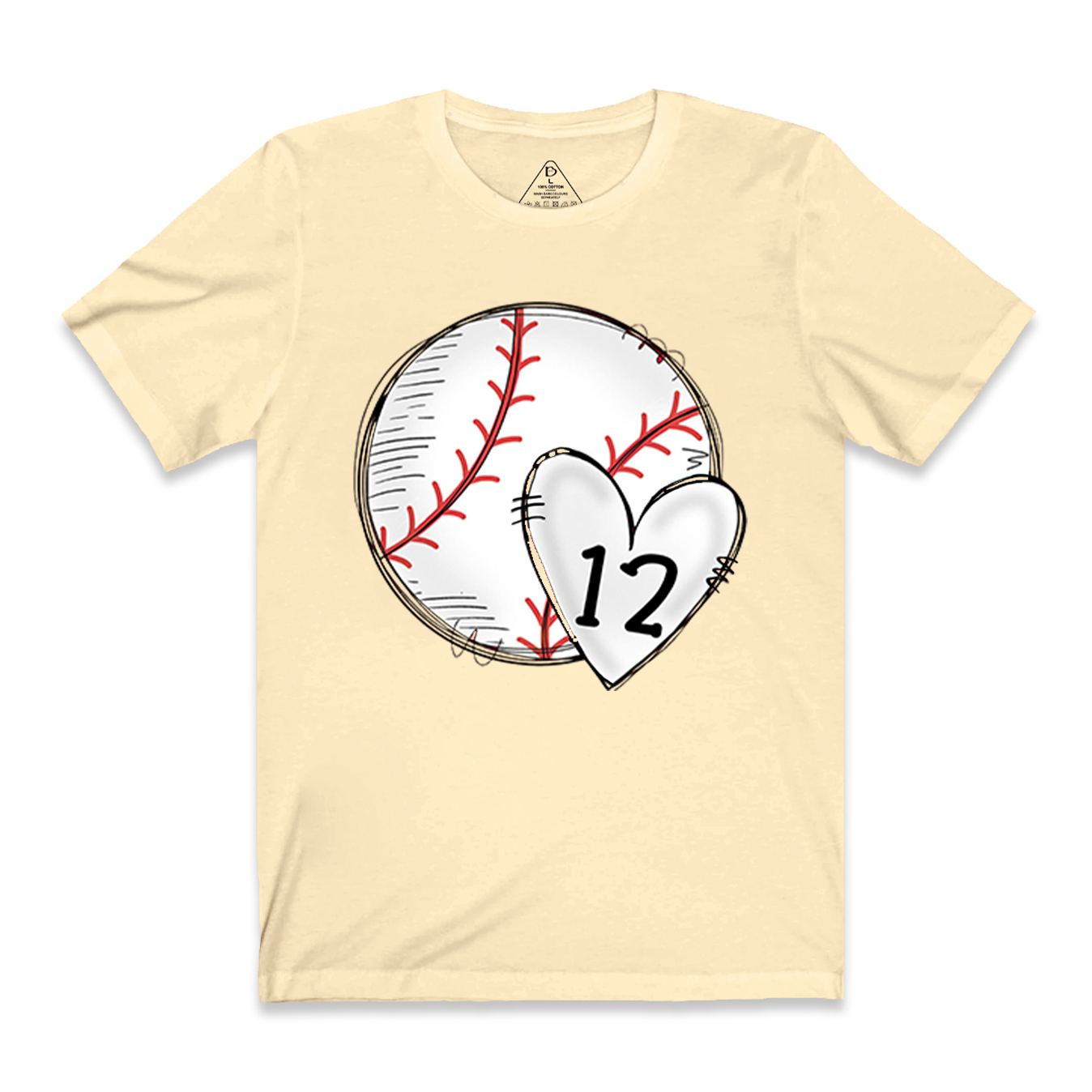 Personalized Baseball Love Number Mama T-Shirts