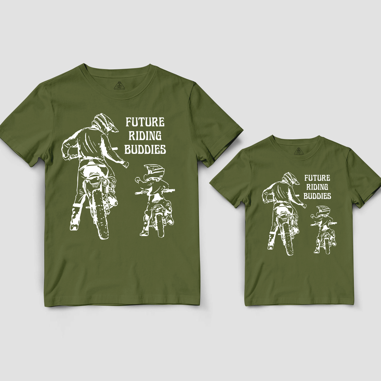 Daddy's Future Riding Buddies Dad and me Matching Shirts 