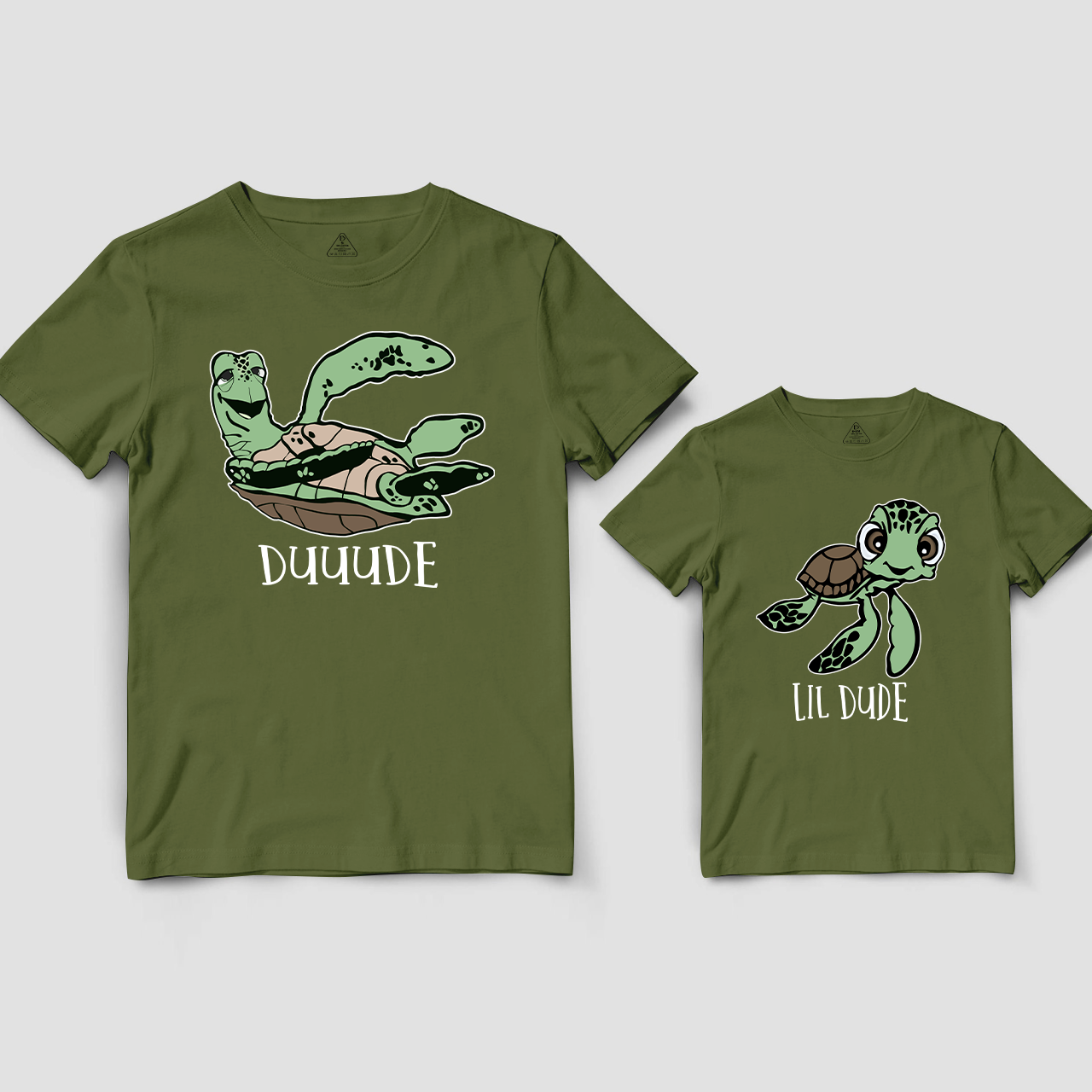 Dude Lil Dude Dad & Me Matching T-Shirts
