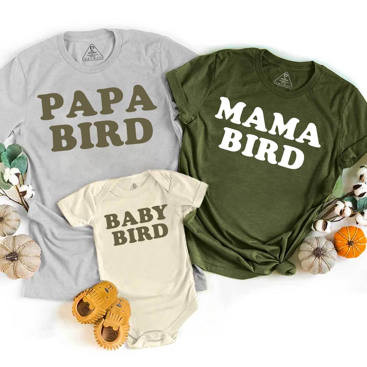 XXX Bird Family Matching Tees Beepumpkin