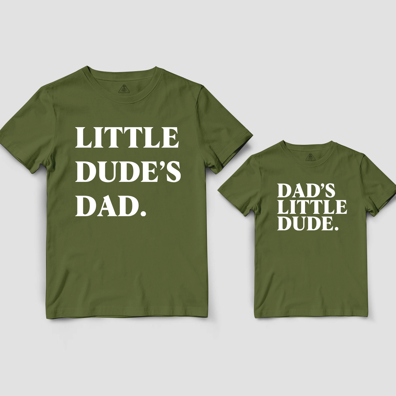 Matching Dad and me Bodysuit & Shirts (Little Dude's)