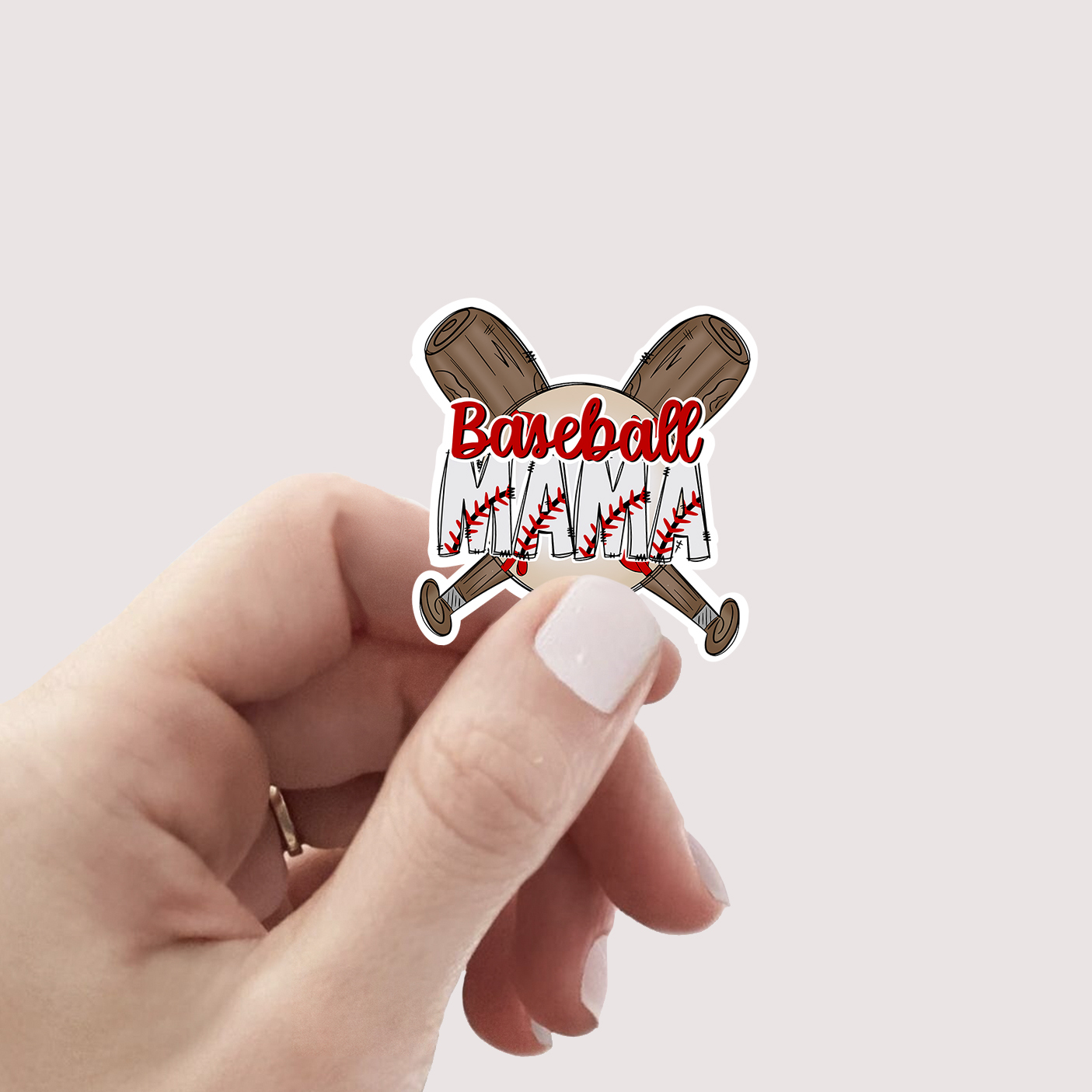 Baseball Mama Gift Stickers