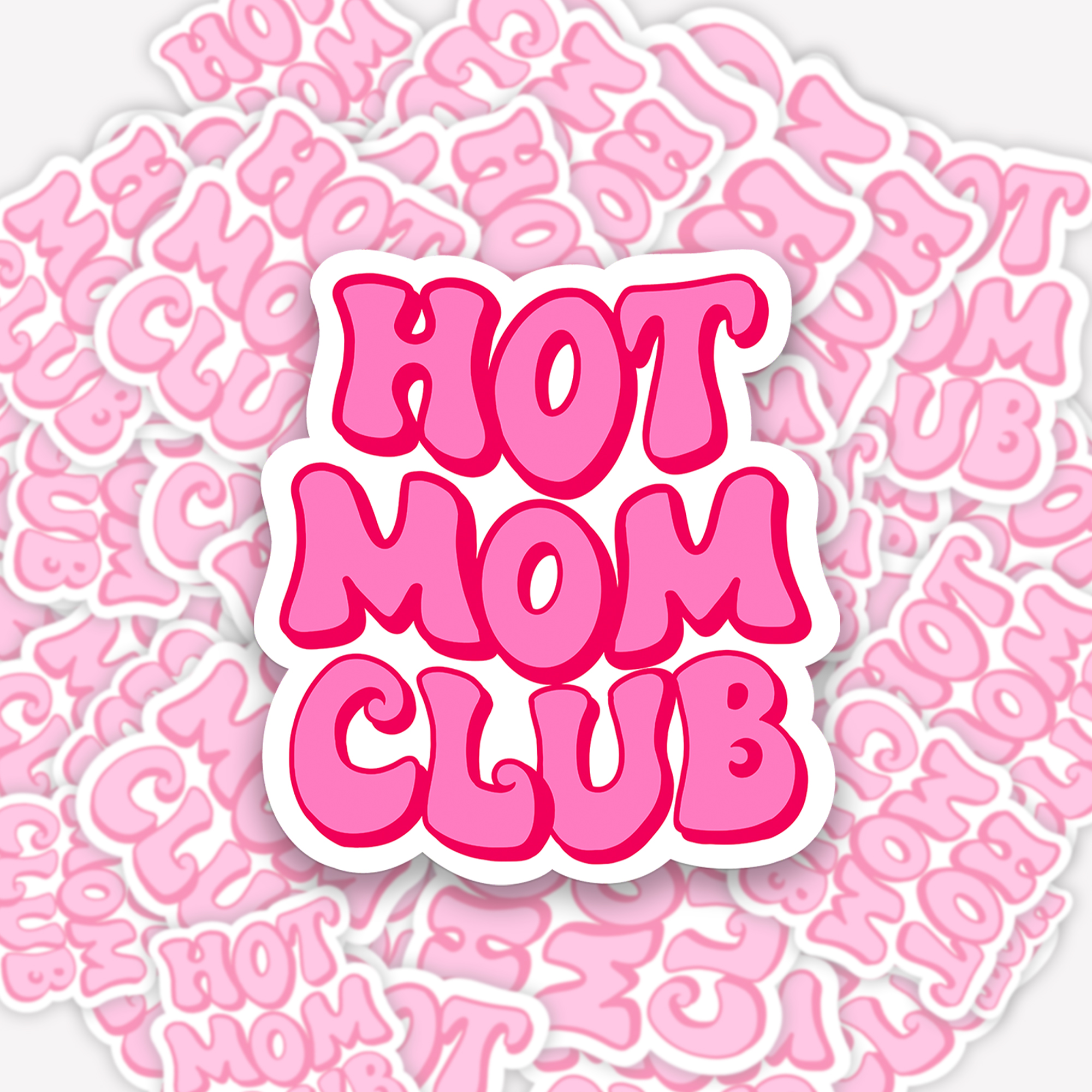 Hot Mom Club Gift Stickers