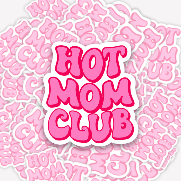 Hot Mom Club Gift Stickers