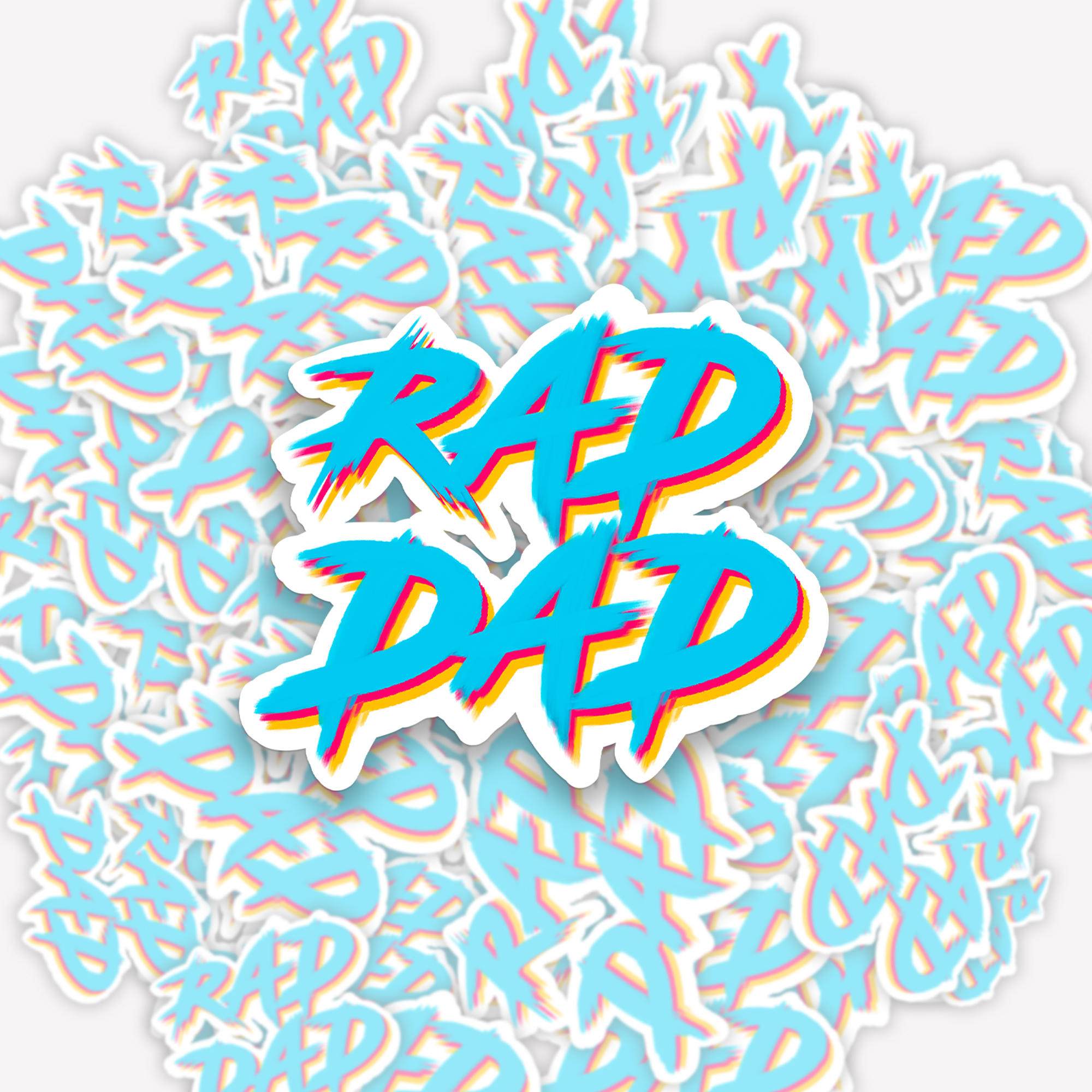 Rad Dad Gift Stickers