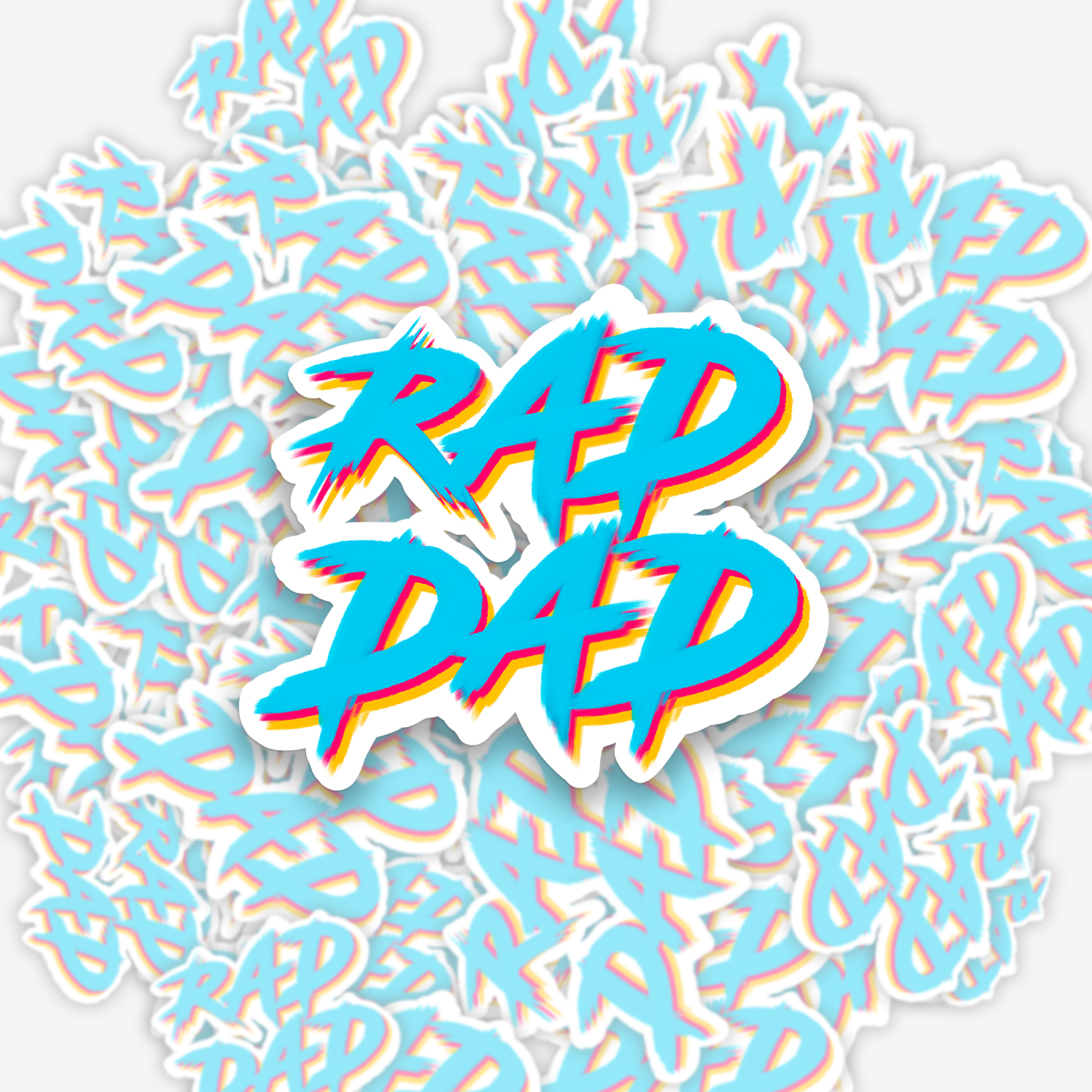 Rad Dad Gift Stickers
