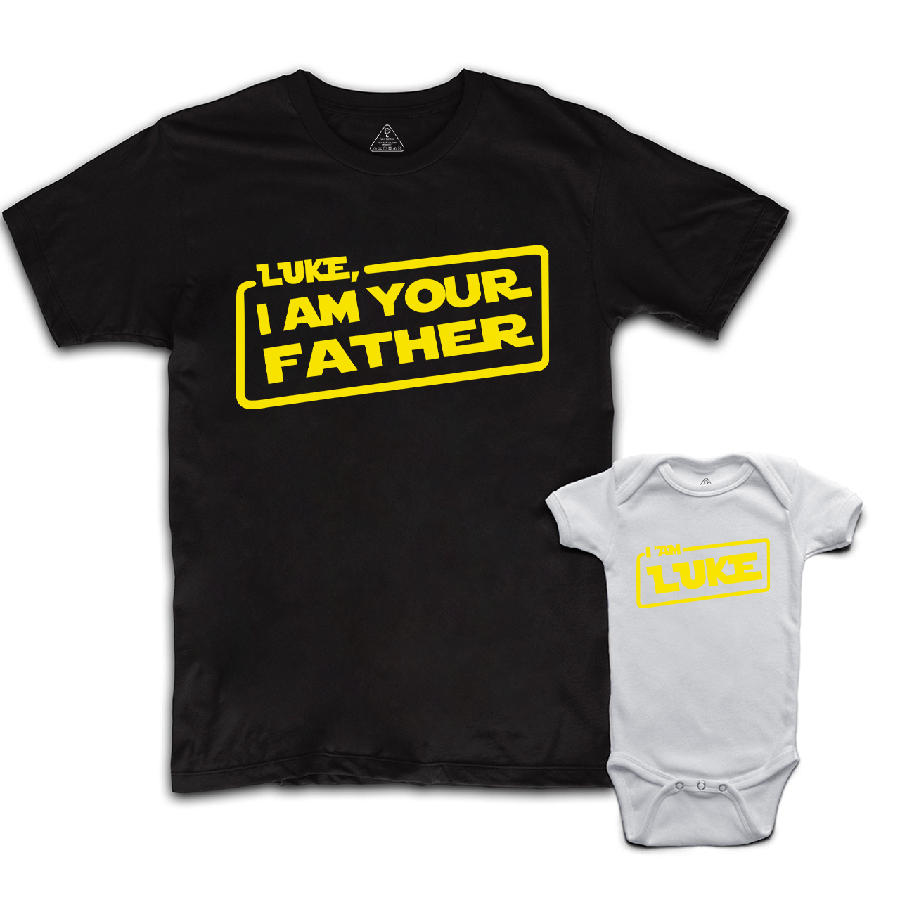 Personalized Name I Am Your Father Dad&Me Matching Shirts