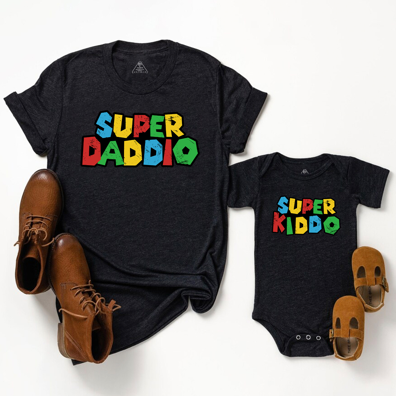Super Dad Fathers Day Shirt & Baby Bodysuit