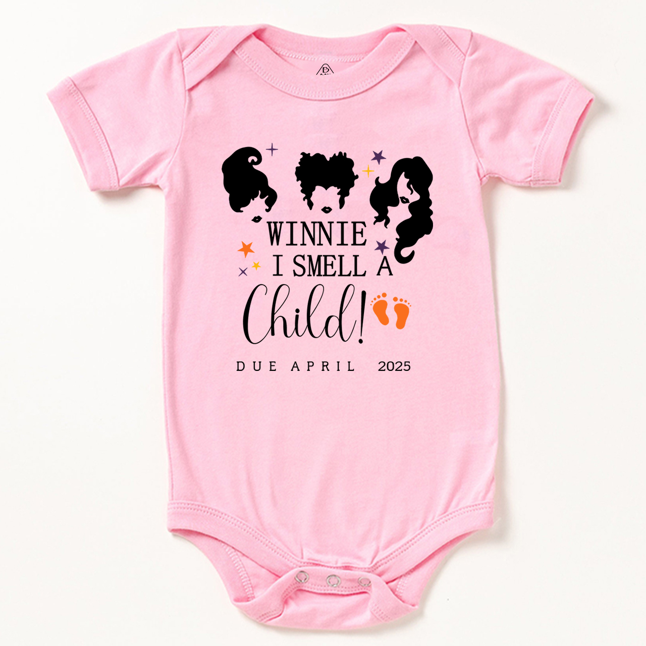 Personalized Winnie I Smell A Child Announcement Bodysuit For Baby