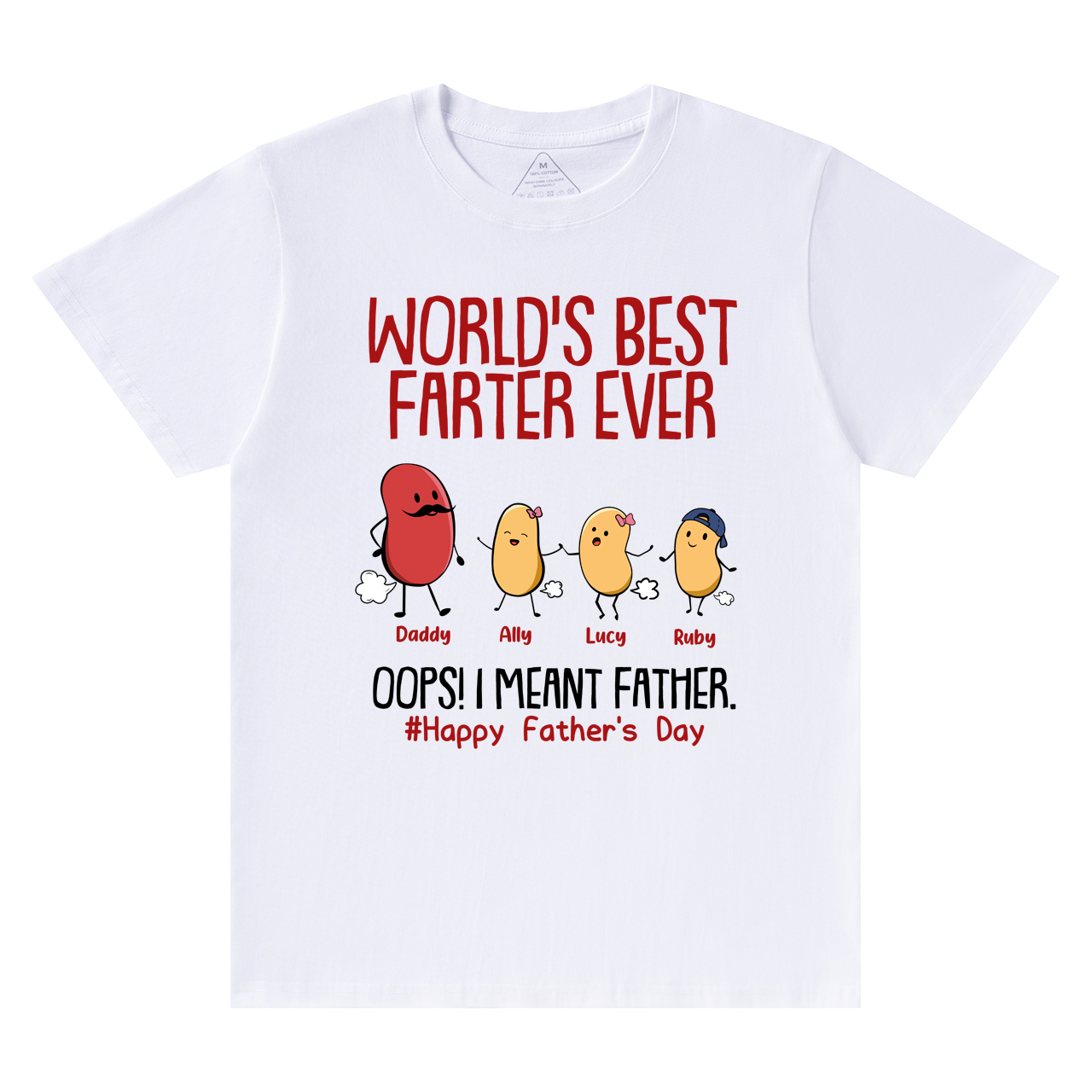 World's Best Farter Ever I Mean Father Funny Personalized Shirt