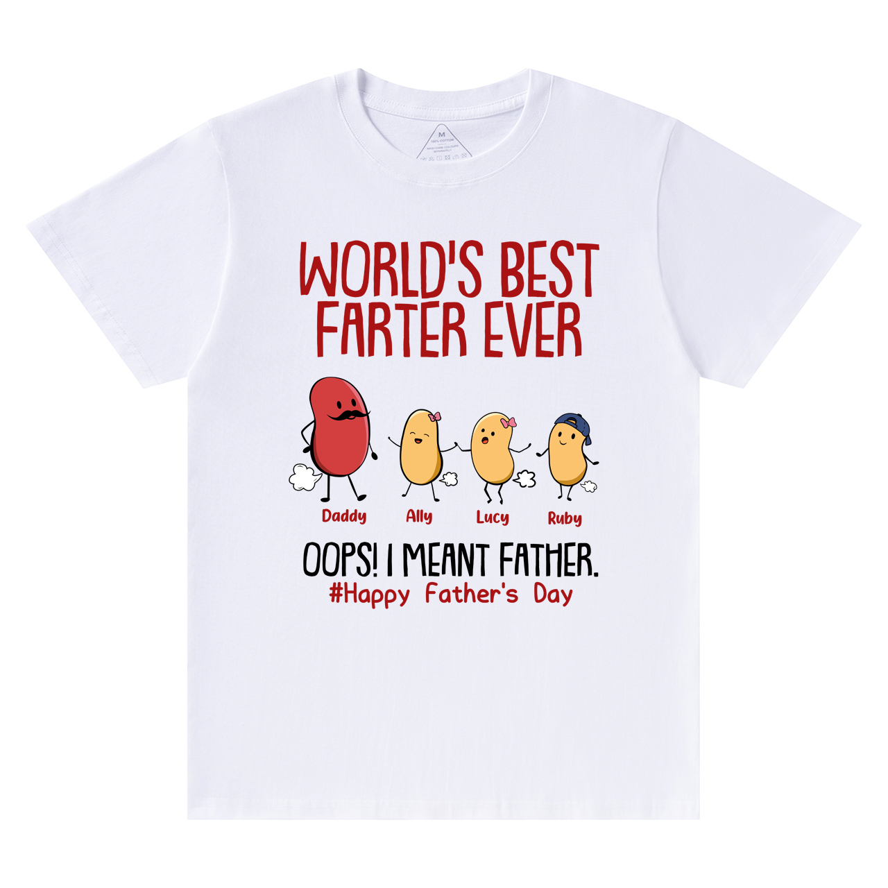 World's Best Farter Ever I Mean Father Funny Personalized Shirt