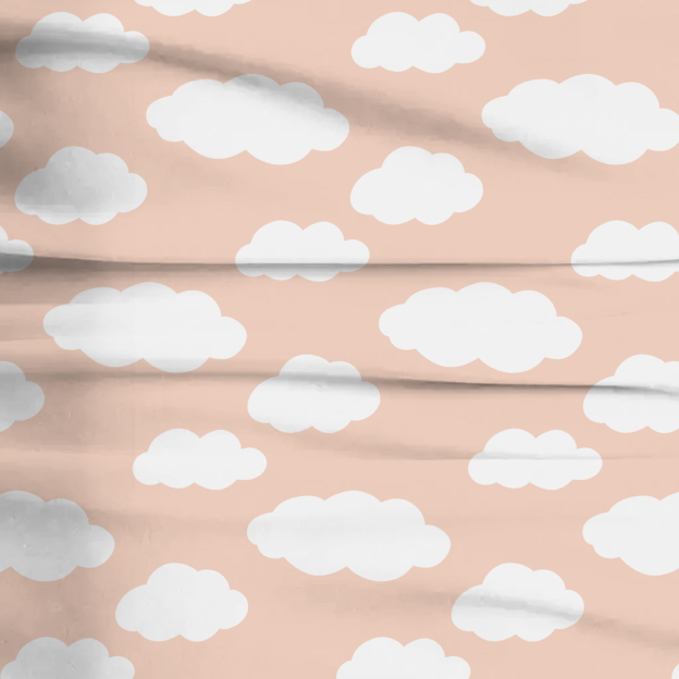 Dreamy Clouds Two-Piece Pajama Set For Kids