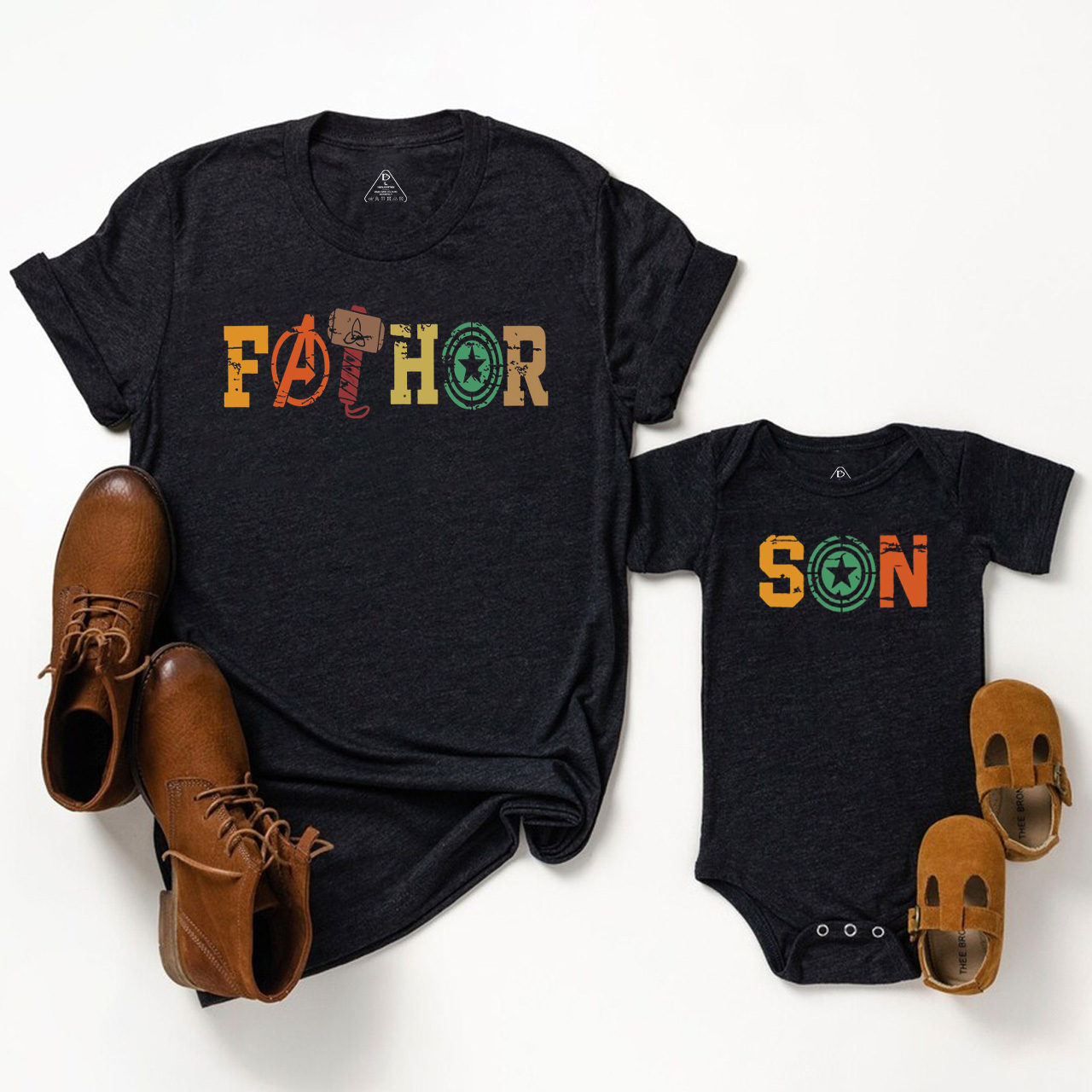 Hero Dad&Me Matching Shirts