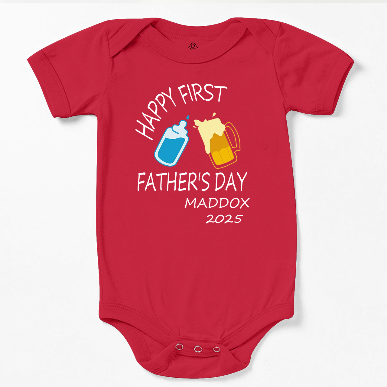 Happy Mother's/ Father's Day Cheers Bodysuit For Baby