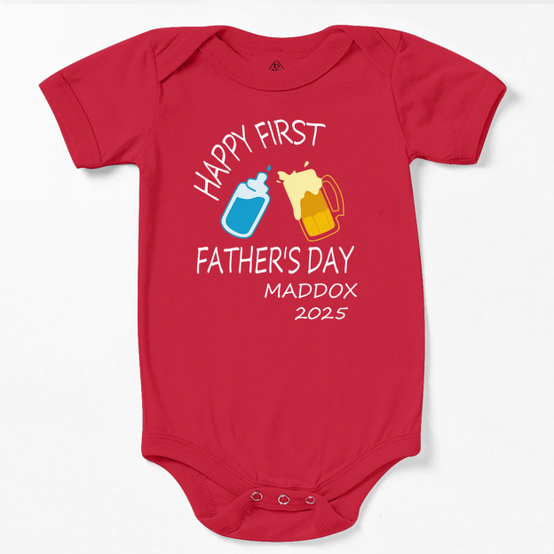 Happy Mother's/ Father's Day Cheers Bodysuit For Baby