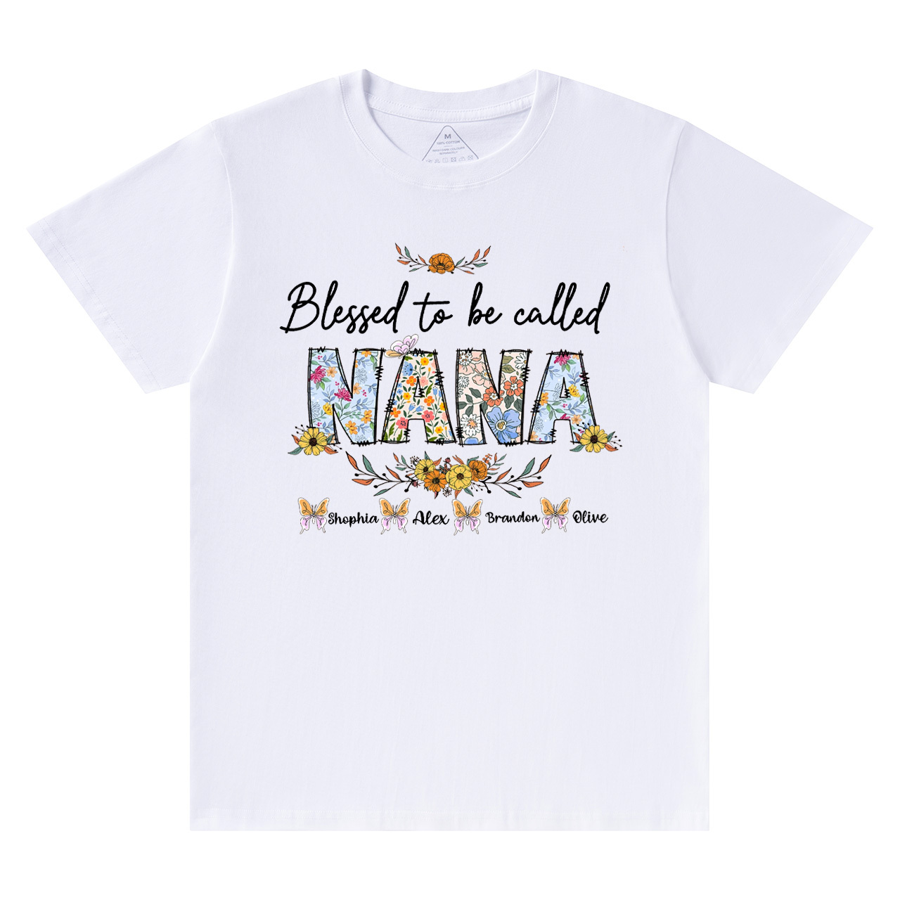 Personalized Blessed To Be Called Nana T-Shirts