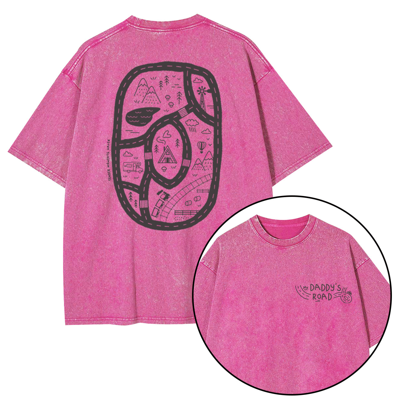 Daddy's Road Washed T-Shirts