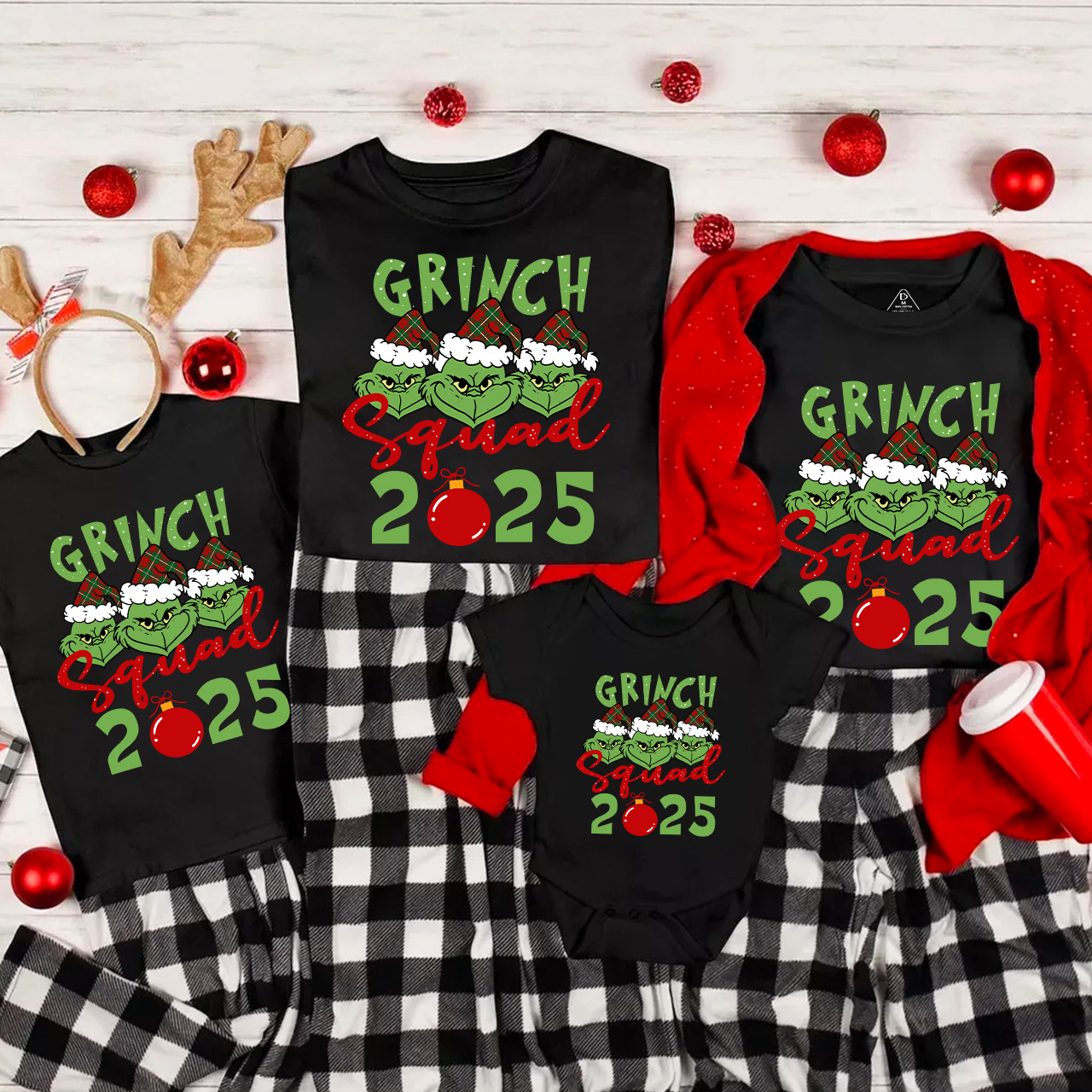 Chirstmas Grinch Squad 2024 Family Shirts Beepumpkin