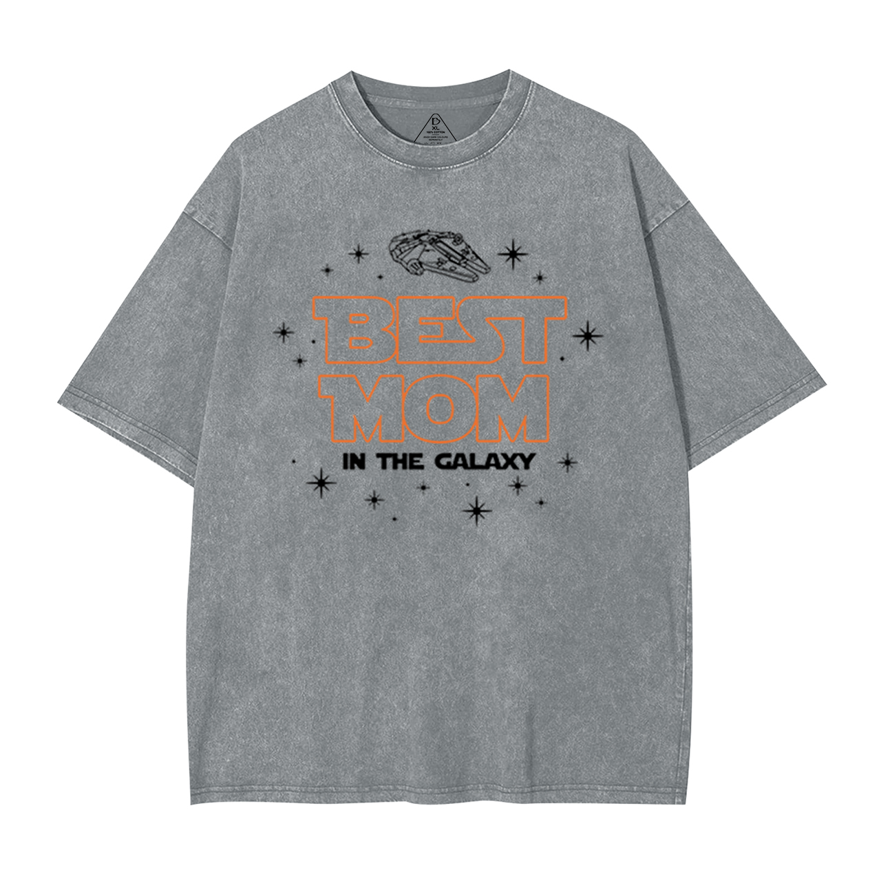 Best Mom In The Galaxy Washed T-Shirts
