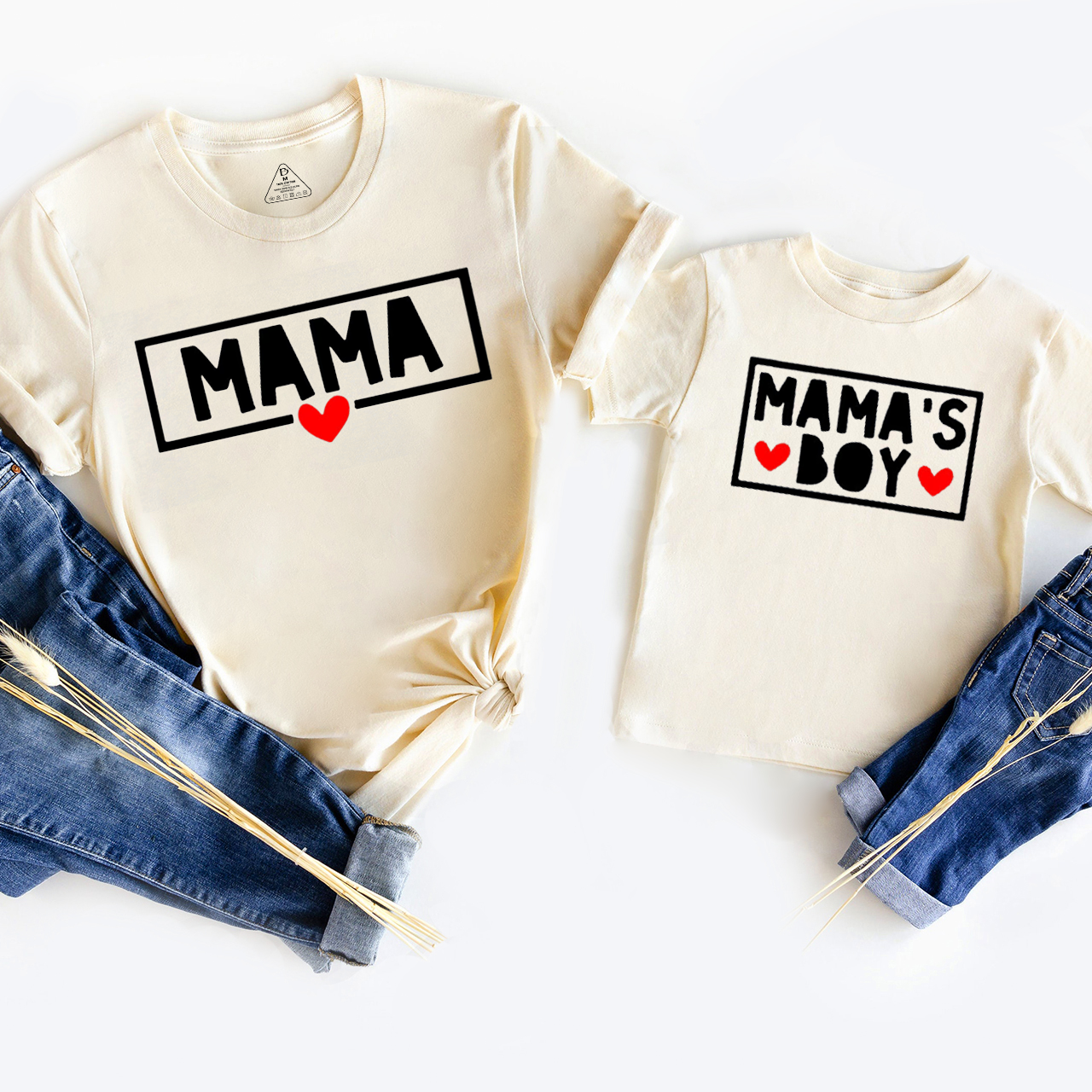 Mama and Mamas Boy Matching Tees