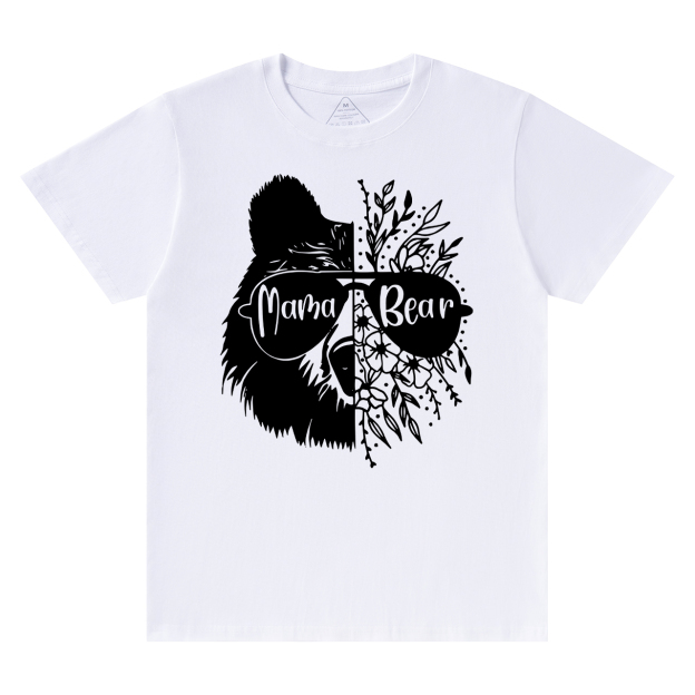 Mama Bear Whit Glasses T-Shirt