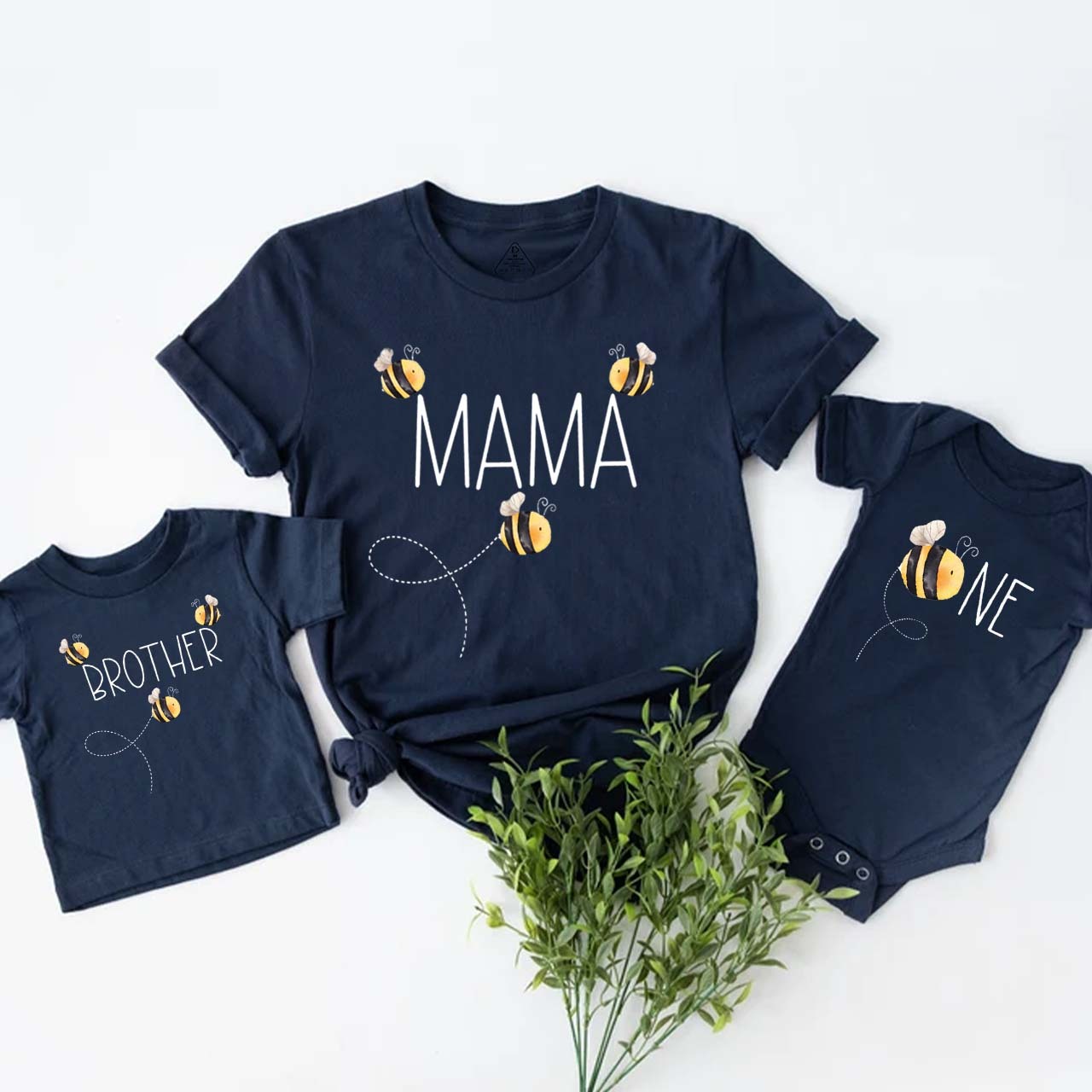 Bee First Birthday Mom&Me Matching Tees