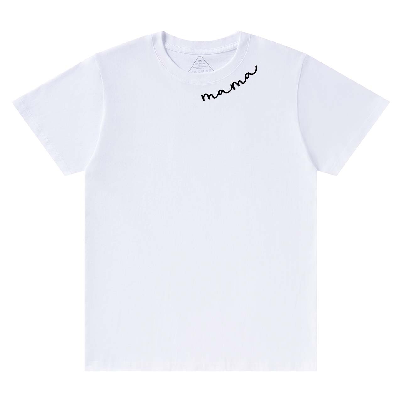 Collar Curved Mama Shirt For Mama