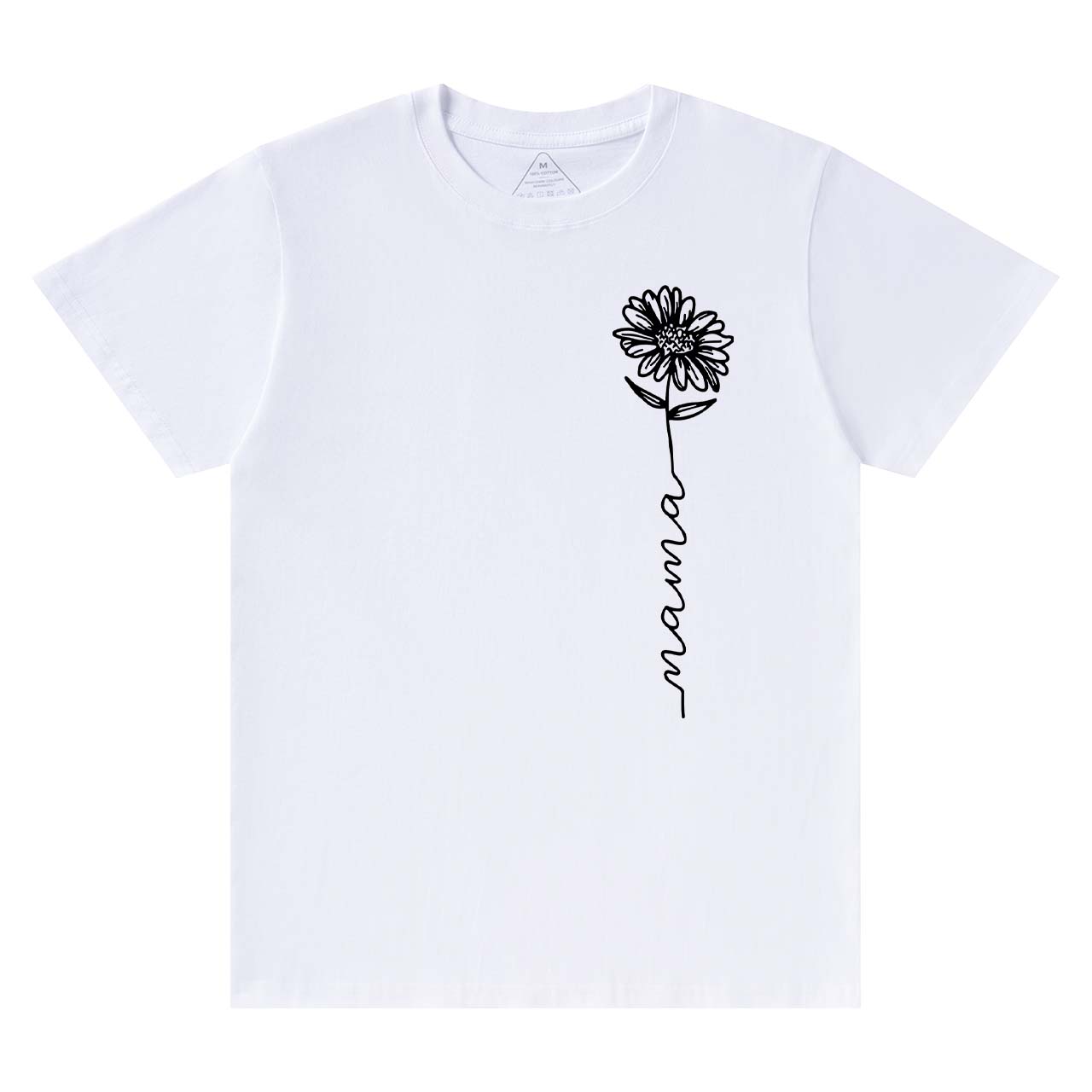 Flower With Mama Retro Gift Shirts