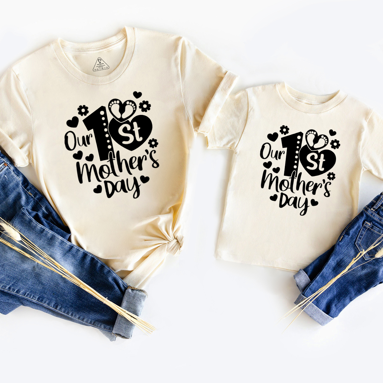 Our First Mother's Day Mom&Me Matching Tees