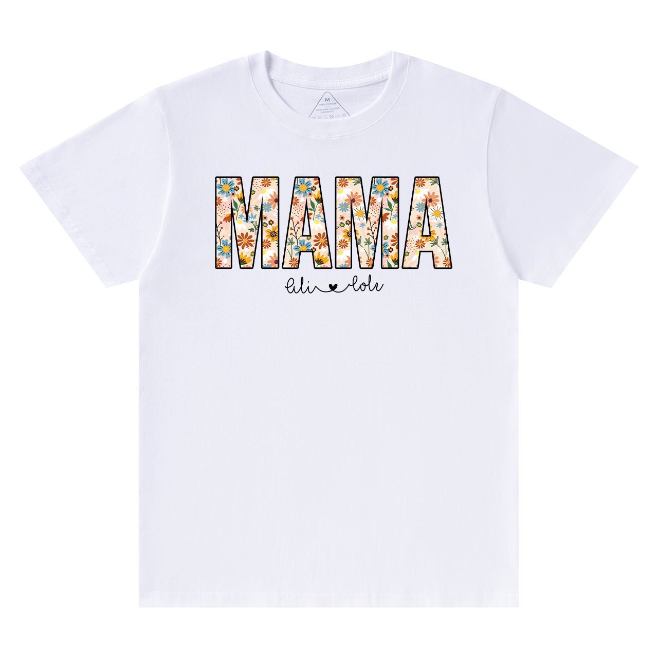 Personalized Mama Floral T-Shirts