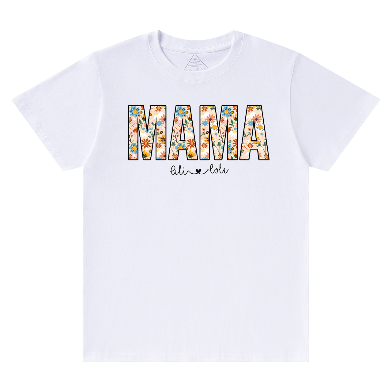 Personalized Mama Floral T-Shirts