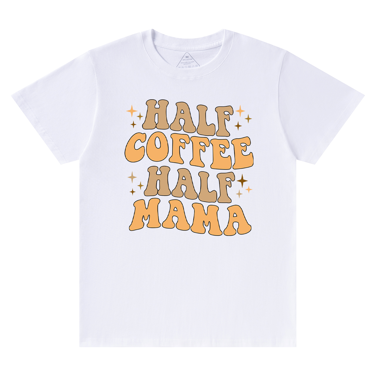 Half Coffee Half Mama Retro Shirt Sale-Beepumpkin™