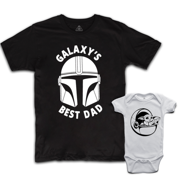 Galaxy's Best Dad Dad&Me Matching Shirts