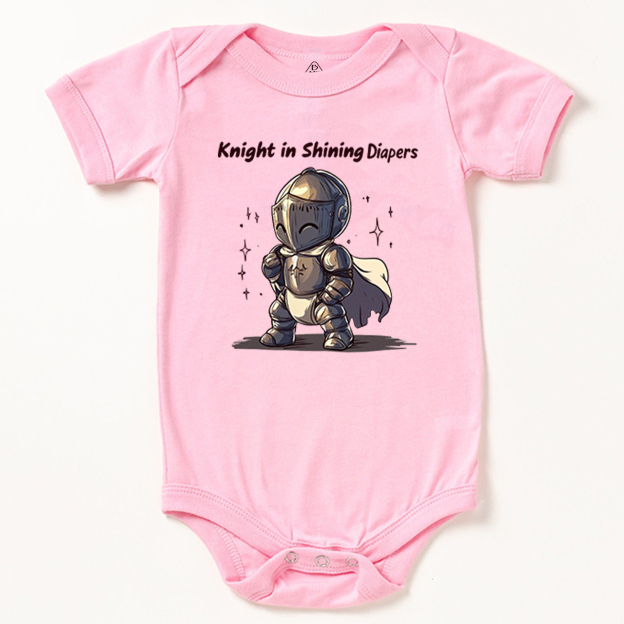 Knight In Shining Diapers Bodysuit Beepumpkin