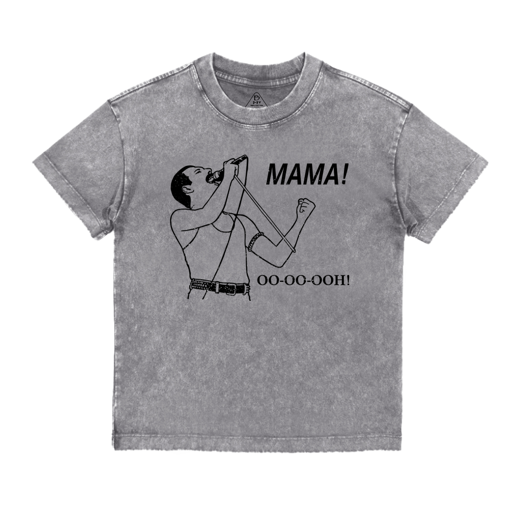 Mama Oo - Oo - Ooh Toddler&Kids Washed Tees