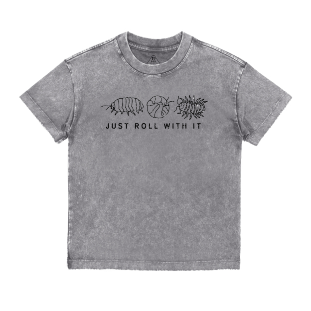 Just Roll With It Toddler&Kids Washed Tees