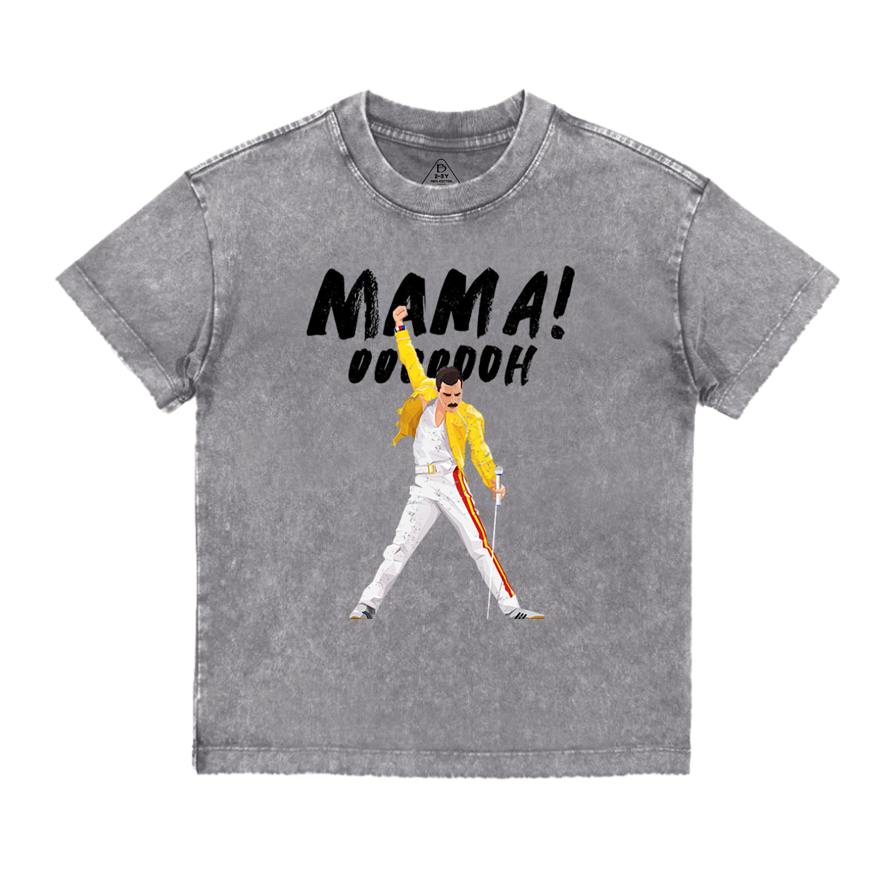 Music Picture Rock Toddler&Kids Washed Tees          