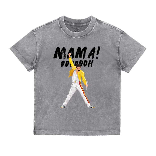 Music Picture Rock Toddler&Kids Washed Tees          