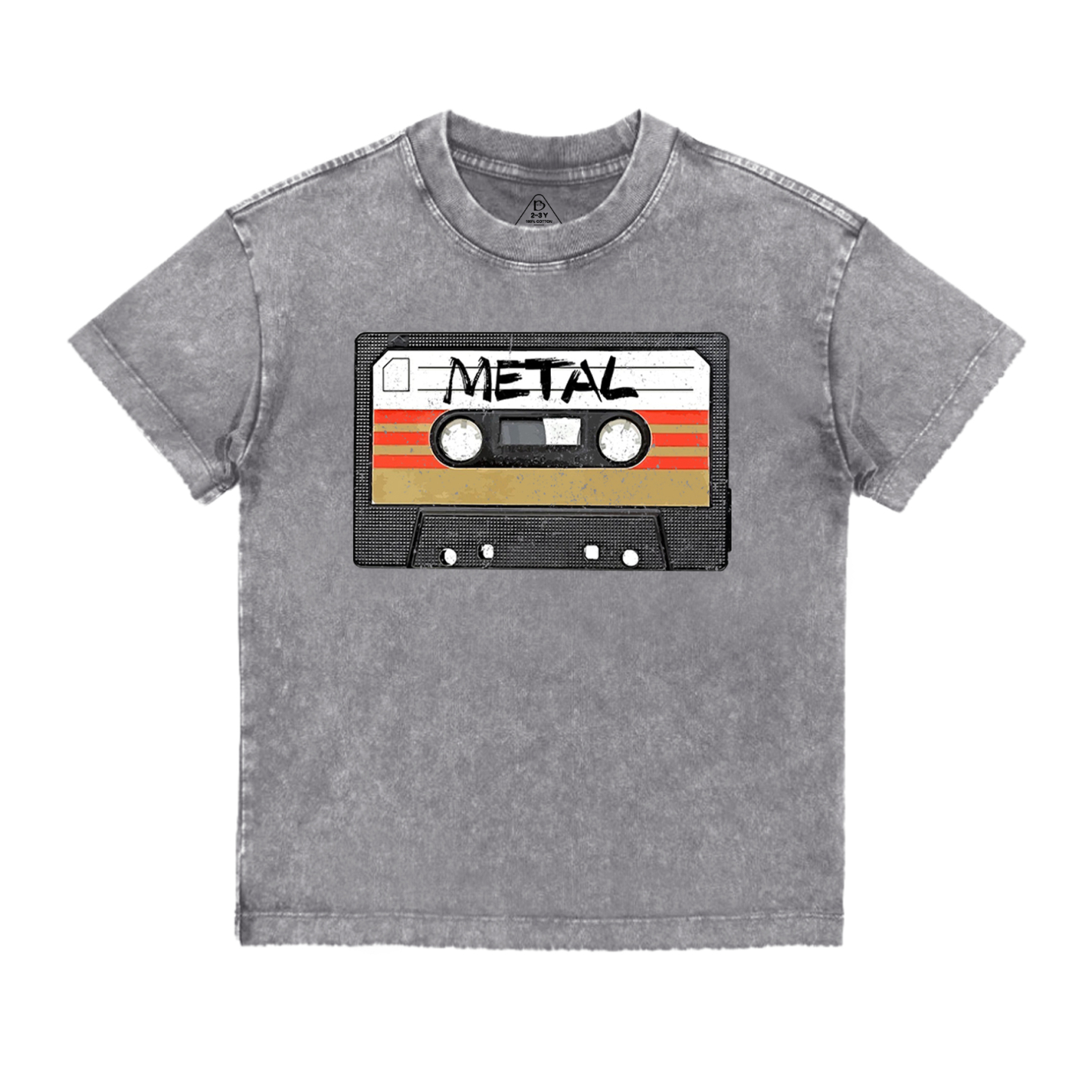 Heavy Metal Music Band Logo Classic Toddler&Kids Washed Tees          