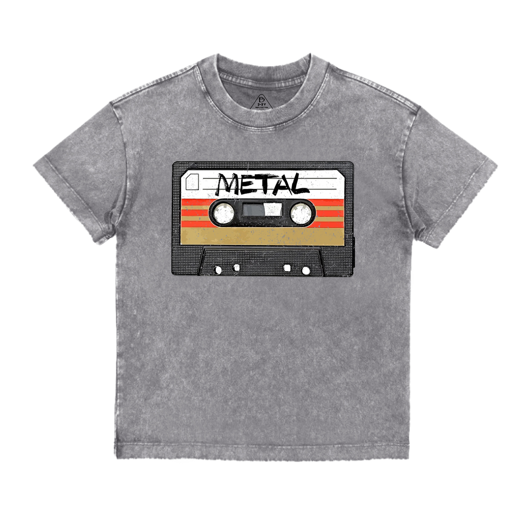 Heavy Metal Music Band Logo Classic Toddler&Kids Washed Tees          